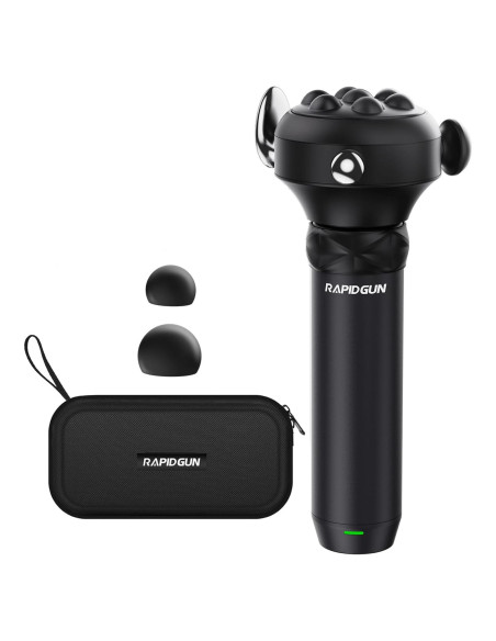 Pistola de Masaje Pro Max RapidGun 6500RPM Tejido Profundo Pistola de Masaje Pro Max RapidGun 6500RPM Tejido Profundo