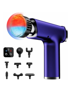 Pistola de Masaje JOYSUWERUN con Calor y Frío, 9 Cabezas