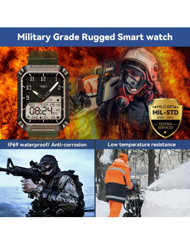 Reloj Inteligente Militar Rogbid Tank S2 1.83" GPS 5ATM