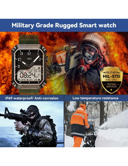 Reloj Inteligente Militar Rogbid Tank S2 1.83" GPS 5ATM