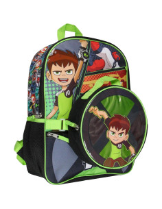Set de Mochila Escolar Ben 10 Omnitrix 5pc 40.64cm con Almuerzo 2