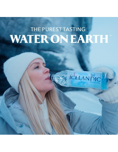 Agua Alcalina Natural Islandés Glacial 330 mL - Paquete de 30