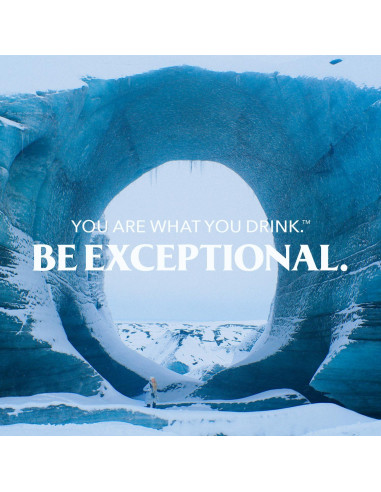 Agua Alcalina Natural Islandés Glacial 330 mL - Paquete de 30