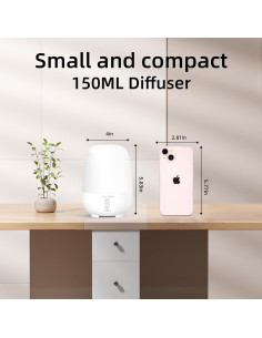 Difusor de Aceite Esencial Inalámbrico SPLITSKY 150ML LED 2