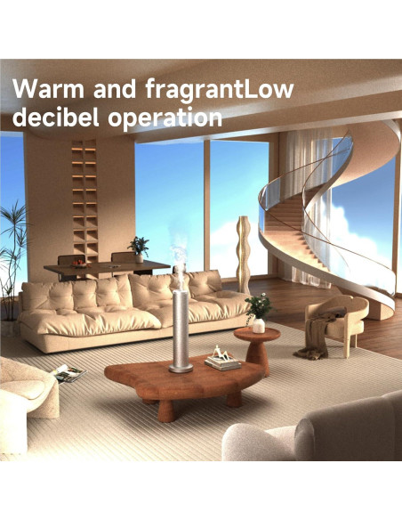 Difusor de Aceite Esencial LuxHydvat Inalámbrico 120ml