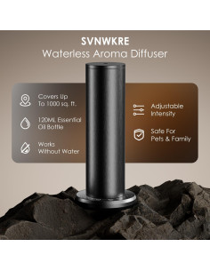 Difusor de Aceite Esencial SVNWKRE S100 Negro 1000 pies 2