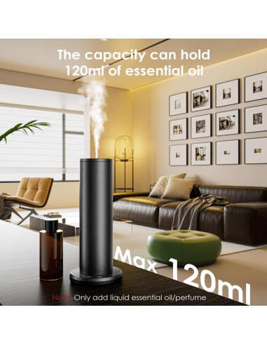 Difusor de Aceite Esencial SVNWKRE S100 Negro 1000 pies