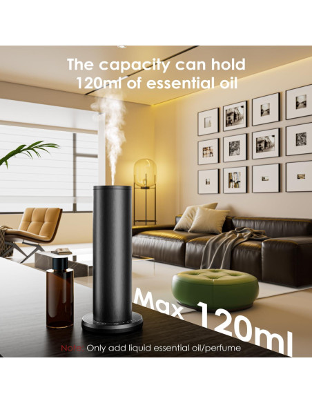 Difusor de Aceite Esencial SVNWKRE S100 Negro 1000 pies Difusor de Aceite Esencial SVNWKRE S100 Negro 1000 pies