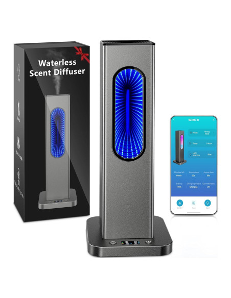 Difusor de Aceite Esencial Nolonly XXJ Control App 100ml Difusor de Aceite Esencial Nolonly XXJ Control App 100ml