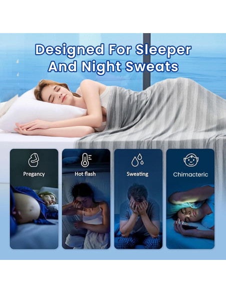 Manta Refrigerante GOHERO 90x90 cm Fibra Arc-Chill Gris