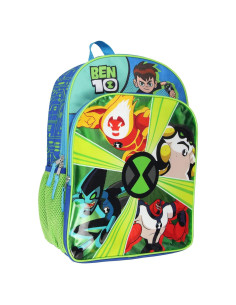 Mochila Bioworld Ben 10 Omnitrix 40.64x30.48x10.16 cm Niños