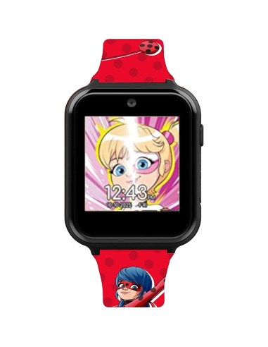 Reloj Inteligente Interactivo Niños Miraculous - Táctil, 10 Caras, Juegos, Cámara, Alarma