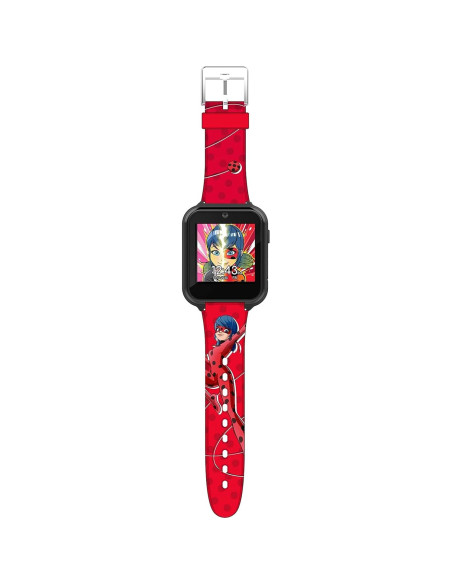 Reloj Inteligente Interactivo Niños Miraculous - Táctil, 10 Caras, Juegos, Cámara, Alarma
