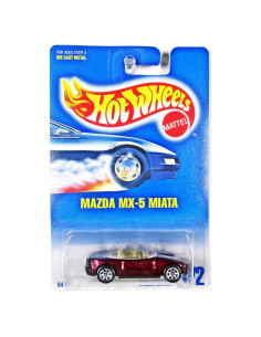 Hot Wheels Mattel Mazda MX-5 Miata 1:64 Coche Coleccionista