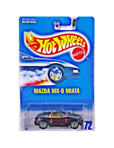 Hot Wheels Mattel Mazda MX-5 Miata 1:64 Coche Coleccionista 2