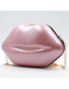 Bolso Clutch Rojo LoveWLC en Forma de Labio 23x14cm 2