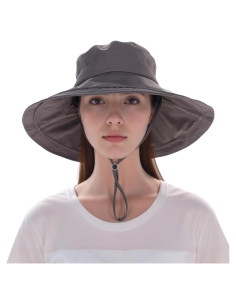 Sombrero de Sol EINSKEY UPF 50+ para Mujeres Plegable Gris