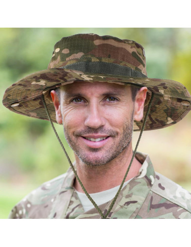 Sombrero Boonie Camuflado Kifmurase UPF 50+ Plegable