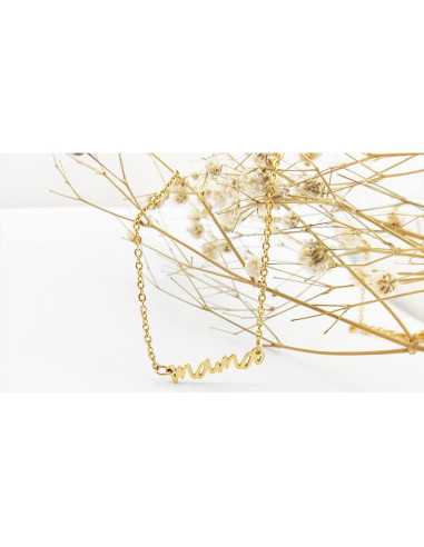 Collar Minimalista Oro 14K para Mamá - Regalo Día de la Madre