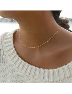 Collar Choker BENEIGE Gold 14K Baño de Oro Hipoalergénico 2