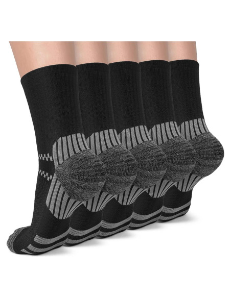 Calcetines de Compresión Aoliks para Tobillo - 5 Pares