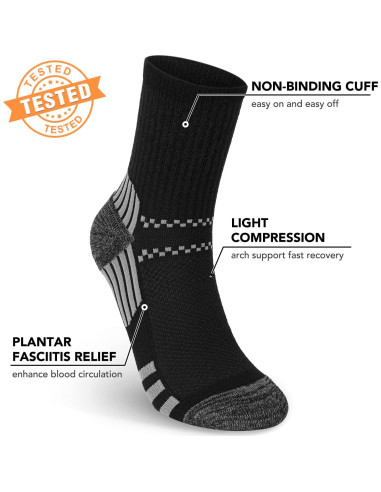 Calcetines de Compresión Aoliks para Tobillo - 5 Pares