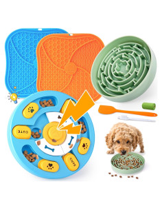 Conjunto de Juguetes para Perros KIPRITII - Estimulación Mental y Alimentación Lenta