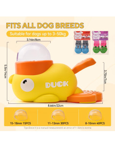 Alimentador de rompecabezas para perros CHINA - 21.8x8x14cm 2