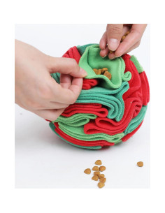 Pelota Snuffle para Perros Ablechien - Juguete Interactivo 10cm 2