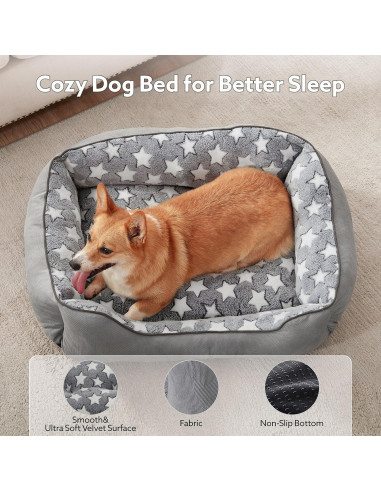 Cama para Perros SIWA MARY S Gris 50.8x48.3cm Lavable