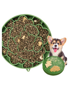 Cuenco de Alimentación Lenta para Perros Nasebila 2 en 1 Silicona