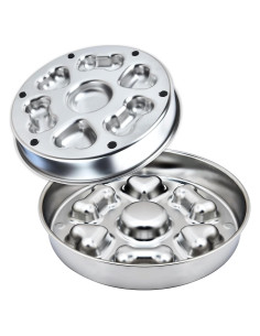 Cuenco de Alimentación Lenta para Perros DEWVIE Acero Inoxidable 23.4cm