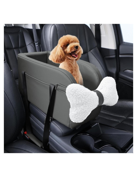 Asiento Elevador para Perros BUMUBI Gris 4.9kg Consola Central