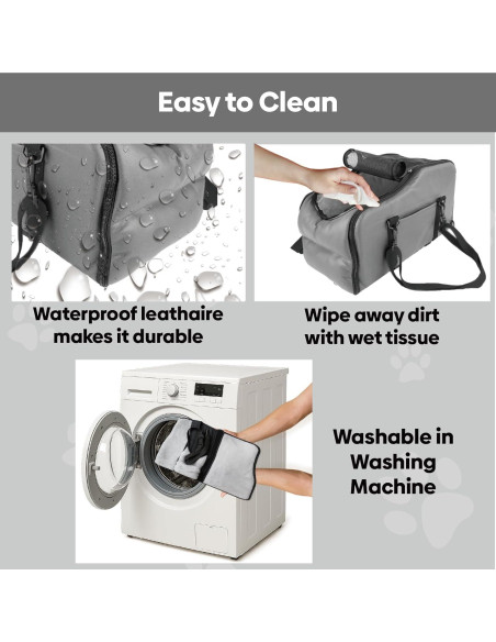 Asiento de coche para gatos Palsway 45x22 cm hasta 4.5 kg