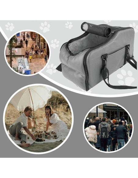 Asiento de coche para gatos Palsway 45x22 cm hasta 4.5 kg