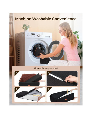 Asiento de Coche para Perros Grandes Petcozife 74.5x48.4cm