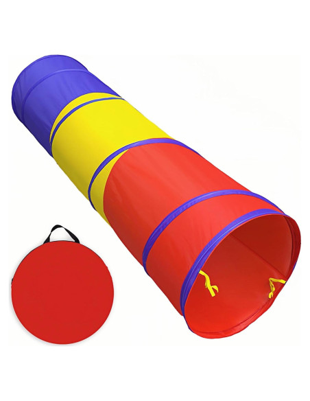 Túnel de Juego para Niños WESKMENS Colorido 180x46 cm