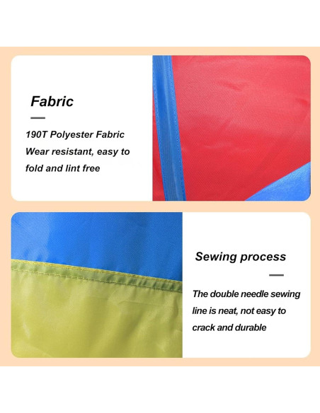 Túnel de Juego para Niños WESKMENS Colorido 180x46 cm