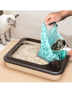 Bolsas de Desecho para Gatos y Perros PAWSHOLIC 180 Cuentas Lavanda 2
