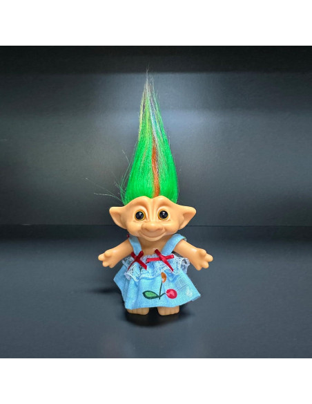 Muñecos Troll Vintage Yintlilocn 19 cm Azul Claro - Colección