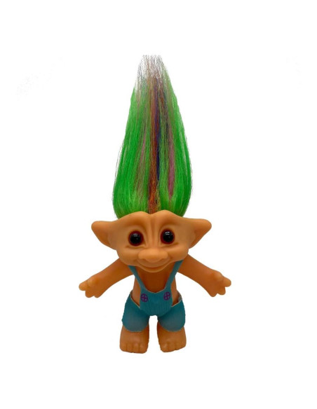 Muñecos Troll Vintage PVC 19 cm Tirantes Azules Set de 10