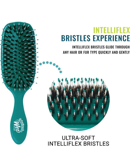 Cepillo Desenredador Wet Brush para Mascotas Verde Azulado