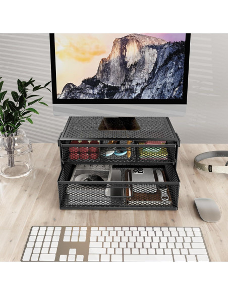 Organizador de Cajones Bajo el Escritorio SRJZMLY 2 Cajones 7.24 kg Organizador de Cajones Bajo el Escritorio SRJZMLY 2 Cajones 7.24 kg