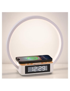 Reloj Despertador SMARTERIOR XB-B17Q10 con Luz de Amanecer y Carga Inalámbrica