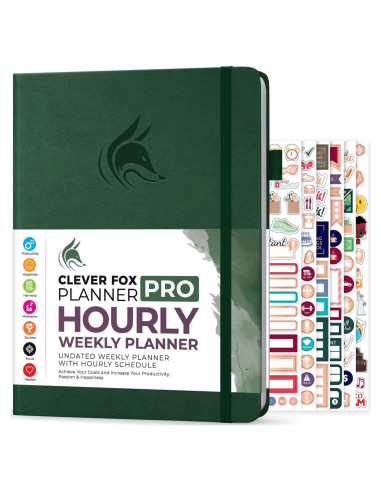 Planificador Semanal Clever Fox PRO A4 Verde Bosque