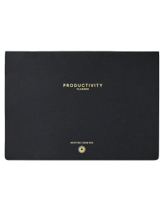 Almohadilla de Escritorio Mensual Intelligent Change A4 Negra