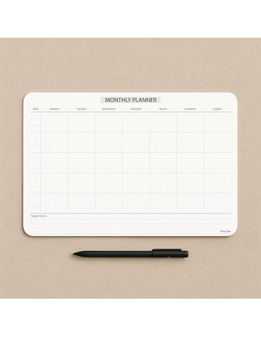 Bloc de Notas Mensual Sin Fecha A4 CLEVER SIGNS 50 Hojas