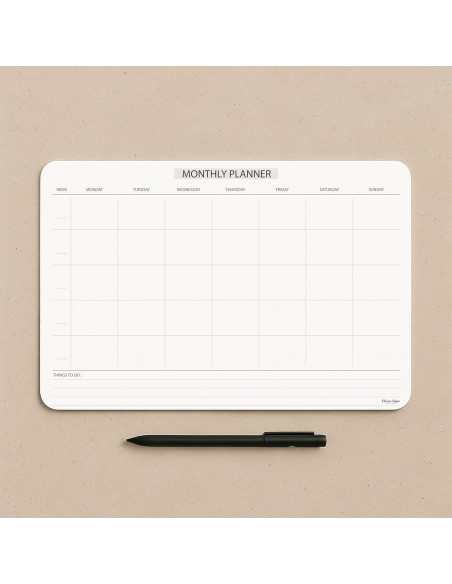 Bloc de Notas Mensual Sin Fecha A4 CLEVER SIGNS 50 Hojas