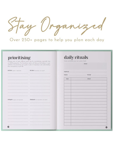 Planificador de Enfoque A5 Epic Self para Adultos con TDAH