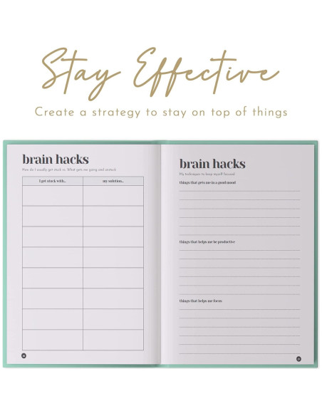 Planificador de Enfoque A5 Epic Self para Adultos con TDAH Planificador de Enfoque A5 Epic Self para Adultos con TDAH